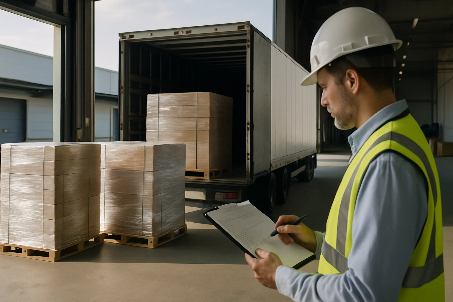 LTL vs FTL Freight: Which Shipping Option Is Right for Your Business? 2 Warehouse team loading palletized goods for LTL vs FTL freight transportation